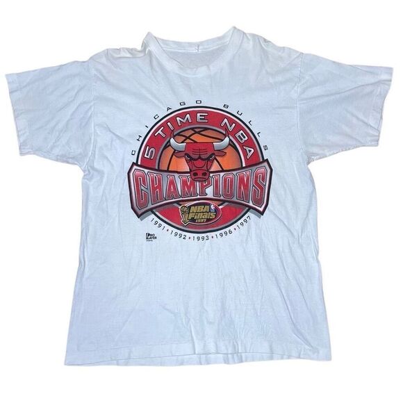 Vintage 90s Bulls Era T Shirt Bundle Lot 4 Men’s XL - Picture 8 of 16